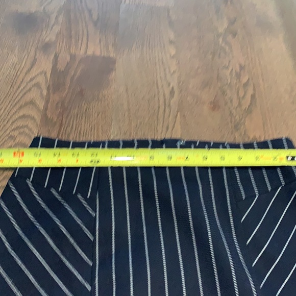 Pencil Skirt Navy/White Pinstripe - Picture 9 of 10